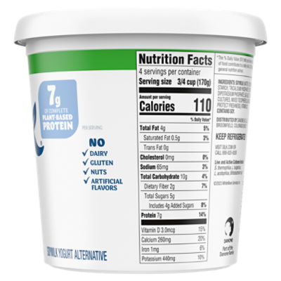 plain yogurt nutrition facts