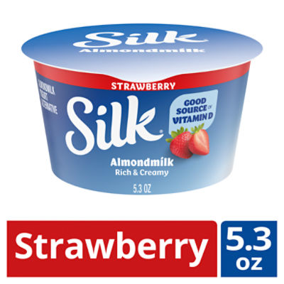 Silk Strawberry Dairy Free, Almond Milk Plant Based Yogurt Alternative