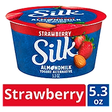 Silk Strawberry Almondmilk Yogurt Alternative, 5.3 oz, 5.3 Ounce