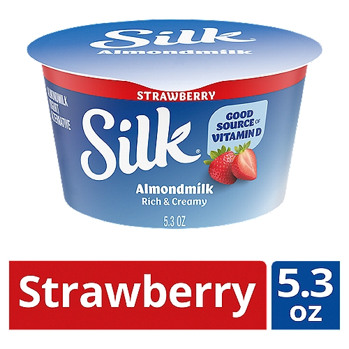 Silk Strawberry Almond Milk Yogurt Alternative, 5.3 Oz.