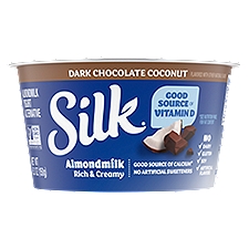 Silk Almond Dark Chocolate Coconut Yogurt Alternative, 5.3 Ounce