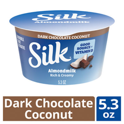 Silk Dark Chocolate Coconut Almondmilk Yogurt Alternative, 5.3 oz The