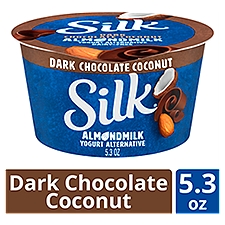 Silk Dark Chocolate Coconut Almondmilk Yogurt Alternative, 5.3 oz, 5.3 Ounce
