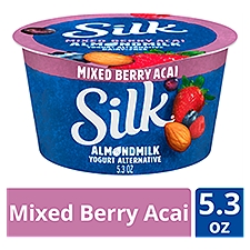 Silk Mixed Berry Acai Almondmilk, Yogurt Alternative, 5.3 Ounce