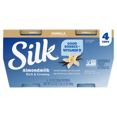 Silk Vanilla Almondmilk, Yogurt Alternative