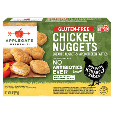 Applegate Naturals Gluten-Free Chicken Nuggets, 8 oz, 8 Ounce