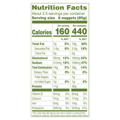 Applegate Naturals Gluten-Free Chicken Nuggets, 8 oz