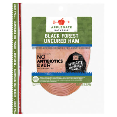 Applegate Naturals Black Forest Uncured Ham, 7 oz