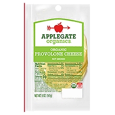Applegate Organic Provolone Cheese Slices, 5 Ounce