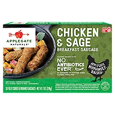 Applegate Naturals Chicken & Sage Breakfast Sausage, 10 count, 7 oz