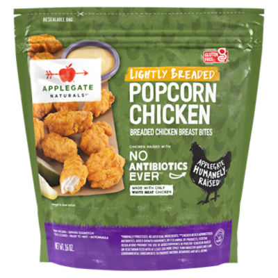 Applegate Naturals Lightly Breaded Popcorn Chicken, 16 oz
