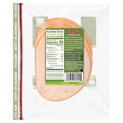 Applegate Naturals Smoked Turkey Breast, 7 oz