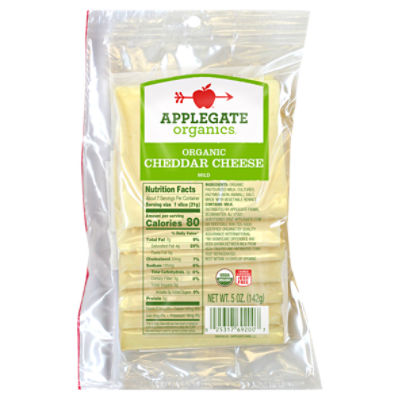 Applegate Organics Organic Mild Cheddar Cheese, 5 oz Fairway