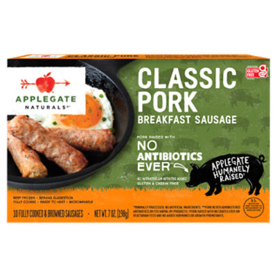 Applegate Naturals Classic Pork, Breakfast Sausage