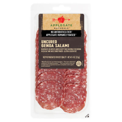 Applegate Naturals Uncured Genoa Salami, 4 oz