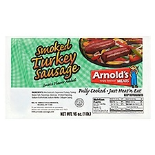Arnold's Smoked Turkey Sausage, 7 count, 16 oz, 16 Ounce
