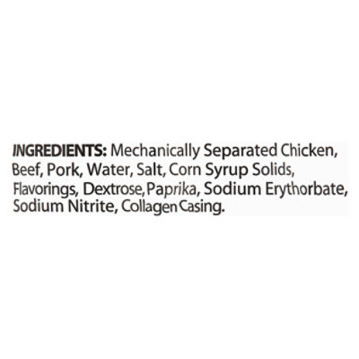 Arnold's Red Hots Sausages, 16 oz