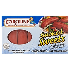 Caroline Smoked Sweets Sausage, 40 oz
