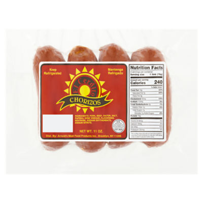 El Cerdito Chorizos, 11 oz