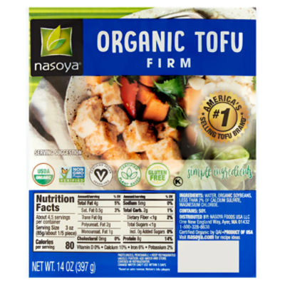 Nasoya Firm Organic Tofu, 14 oz, 16 Ounce