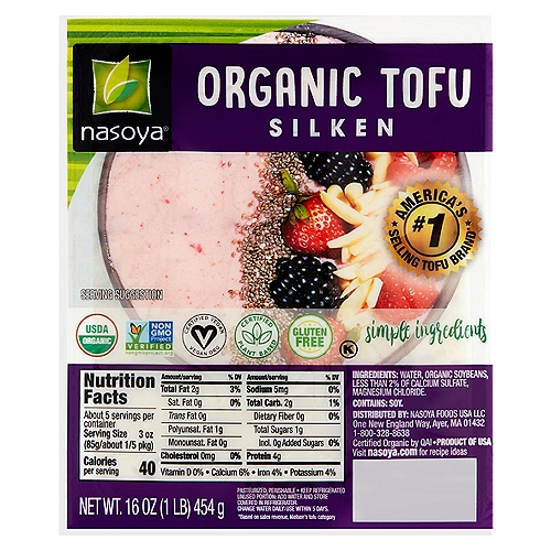 Nasoya Silken Organic Tofu, 16 oz