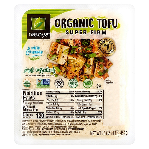 Nasoya Super Firm Organic Tofu, 16 oz
