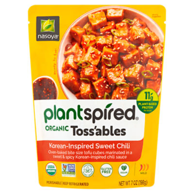Nasoya Plantspired Korean-Inspired Sweet Chili Organic Toss'ables, 7 oz, 7 Ounce