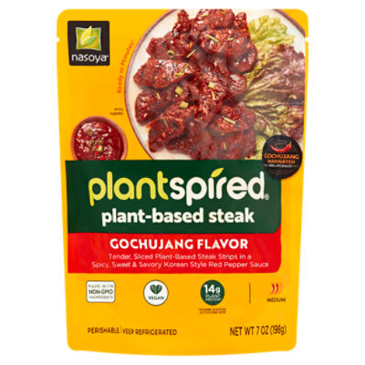 Nasoya Plantspired Gochujang Flavor Plant-Based Steak, 7 oz, 7 Ounce