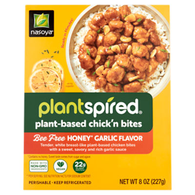 Nasoya Plantspired Bee Free Honey Garlic Flavor Plant-Based Chick'n Bites, 8 oz, 8 Ounce