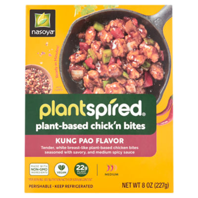 Nasoya Plantspired Kung Pao Flavor Plant-Based Chick'n Bites, 8 oz