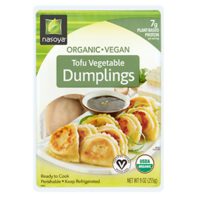 Nasoya Organic Tofu Vegetable Dumplings, 9 oz, 9 Ounce