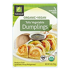 Nasoya Organic Tofu Vegetable Dumplings, 9 oz, 9 Ounce