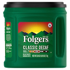 Folgers Classic Decaf Medium Decaffeinated Ground Coffee, 25.9 oz