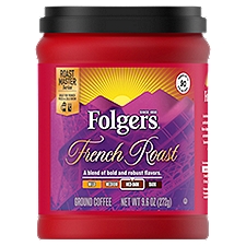 Folgers French Roast Med-Dark Ground Coffee, 9.6 oz