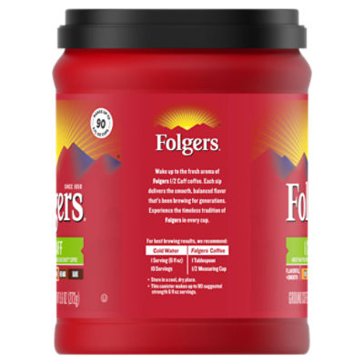 Folgers half caff outlet k cups