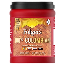 Folgers 100% Colombian Medium Ground , Coffee, 9.6 Ounce