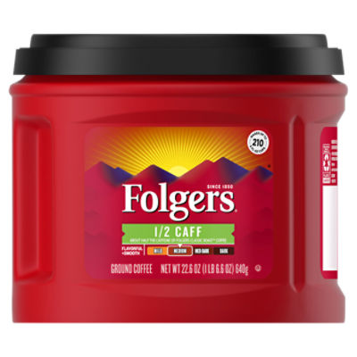 Folgers Medium Ground Coffee, 22.6 oz, 22.6 Ounce