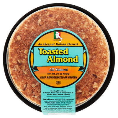 Sapore Sensuale Toasted Almond Cake, 24 oz, 24 Ounce