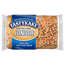 Tastykake Junior Koffee Kake Yellow Cake with Crumb Topping, 2.5 oz