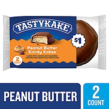Tastykake Peanut Butter Kandy Kakes, 1.33 oz, 2 Count