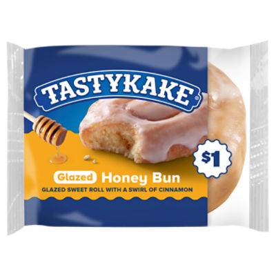 Tastykake Glazed Honey Bun Individually Wrapped Pastry Snack, 5 oz - Ralphs