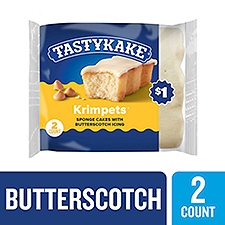 Tastykake Butterscotch Krimpets, 2 oz, 2 Count
