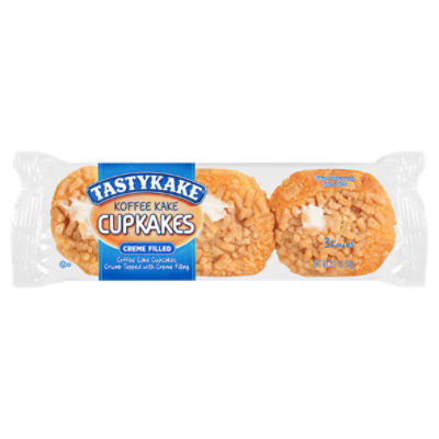 Tastykake Koffee Kake Creme Filled Cupkakes, 3 count, 3.1 oz