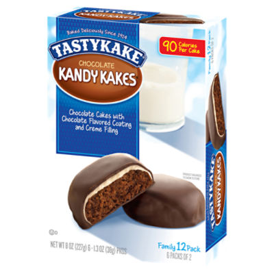 Tastykake Dessert Shells, 6 Sponge Cake Dessert Cups