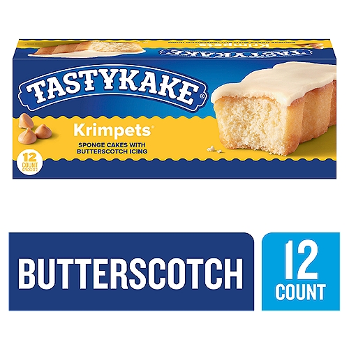 Tastykake Butterscotch Krimpets, 2 oz, 6 count