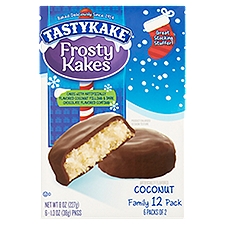 Tastykake Coconut Frosty Kakes, 1.3 oz, 6 count