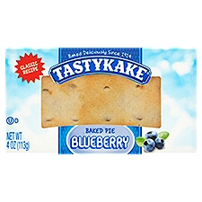 Tastykake Blueberry, Baked Pie, 4 Ounce