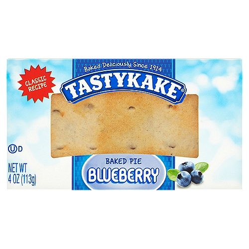 Tastykake Blueberry Baked Pie, 4 oz
