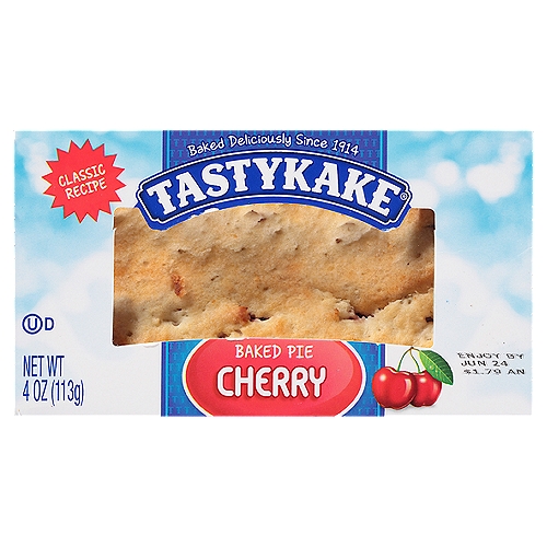Tastykake Cherry Baked Pie, 4 oz