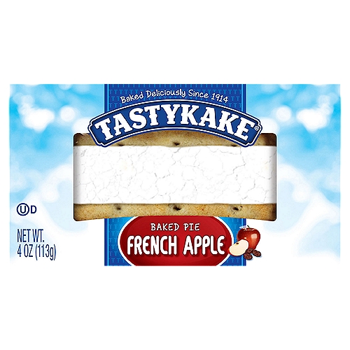 Tastykake French Apple Baked Pie, 4 oz
